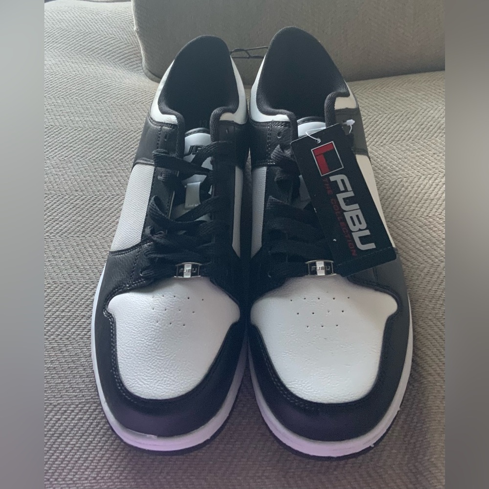 NWOT Men’s FUBU Black and White Casual Sneakers
